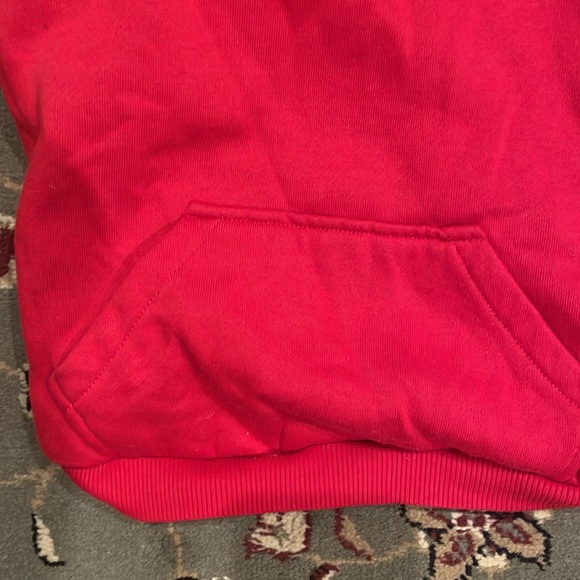 Red fleece large dog sweatshirt - Picture 2 of 6